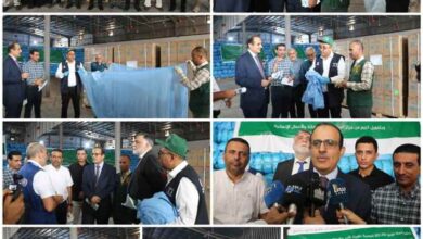 وزير الصحة العامة وممثل منظمة الصحة العالمية يدشنان حملة توزيع الناموسيات على مخيمات النازحين