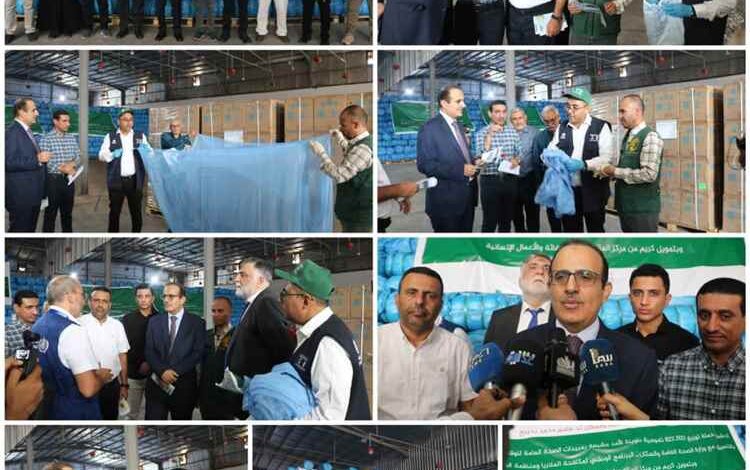 وزير الصحة العامة وممثل منظمة الصحة العالمية يدشنان حملة توزيع الناموسيات على مخيمات النازحين