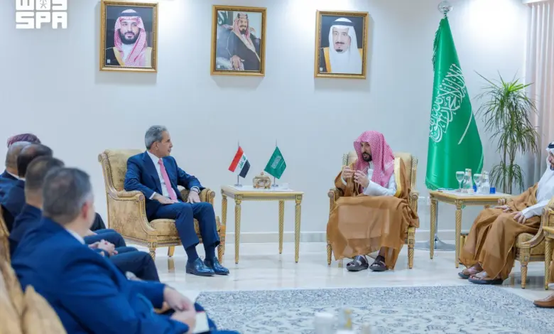 وزير العدل الصمعاني يستقبل رئيس مجلس القضاء الأعلى العراقي لتعزيز التعاون القضائي