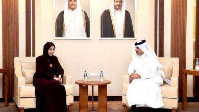وزيرة الخارجية تبحث مع المدير العام لصندوق قطر للتنمية تعزيز التعاون التنموي
