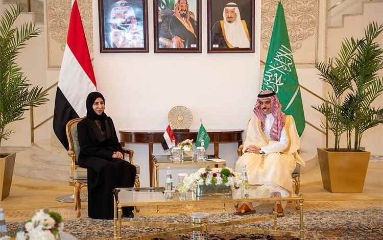 وزيرة الخارجية ونظيرها السعودي يبحثان تعزيز الشراكة ومواجهة التهديدات المشتركة