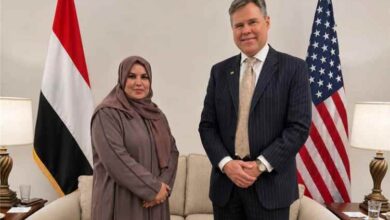 وزيرة الدولة تبحث مع القائم بأعمال السفارة الأمريكية تعزيز جهود تمكين المرأة اليمنية