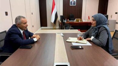 وزيرة الشؤون القانونية تبحث مع وزير الشؤون الاجتماعية والعمل تعزيز التنسيق في الجوانب القانونية والمؤسسية