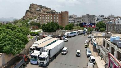 وصول (6) شاحنات اغاثية الى محافظة تعز مقدمة من مركز الملك سلمان للإغاثية