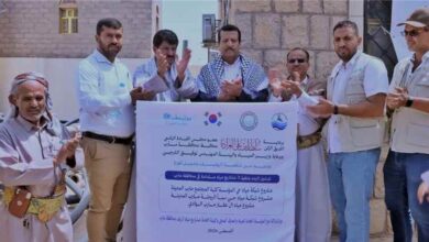 وضع حجر الأساس لثلاثة مشاريع في قطاع المياه في مأرب