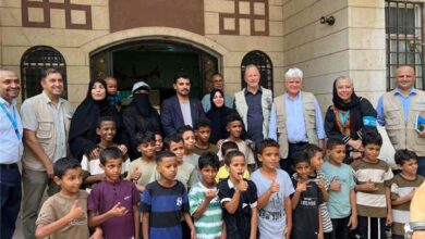 وفد رفيع من اليونيسف يطلع على جهود حماية الطفولة في مراكز مكتب وزارة الشؤون الاجتماعية بالعاصمة المؤقتة عدن