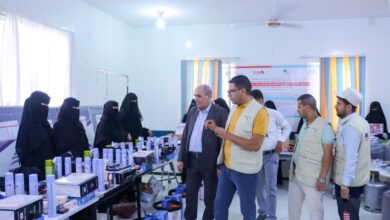 وكيل أول محافظة تعز يدشن مشروع التمكين الاقتصادي للفتيات بدعم اوروبي