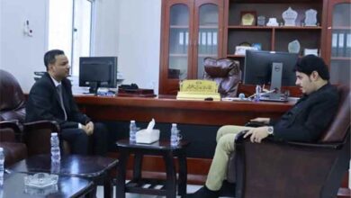 وكيل حضرموت لشؤون الطاقة يبحث مع إدارة شركة النفط بالوادي سبل تطوير الأداء