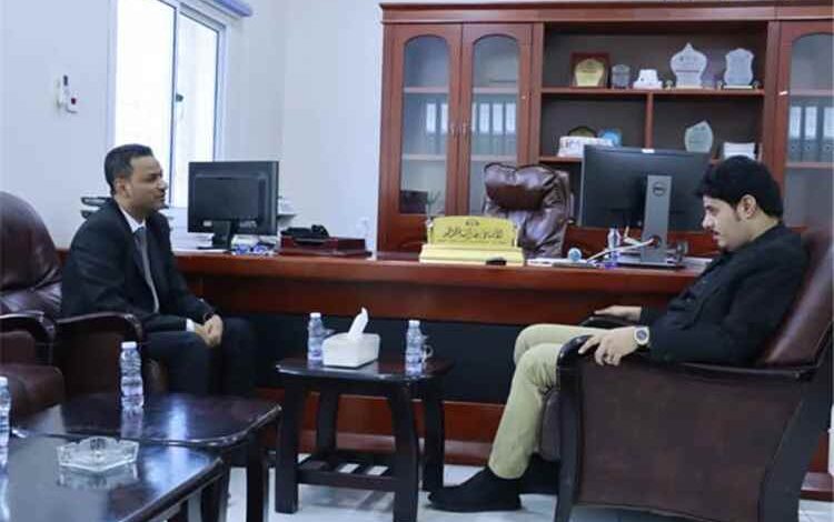 وكيل حضرموت لشؤون الطاقة يبحث مع إدارة شركة النفط بالوادي سبل تطوير الأداء
