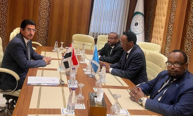 وكيل وزارة الخارجية يبحث مع نائب وزير الخارجية الصومالي العلاقات الثنائية