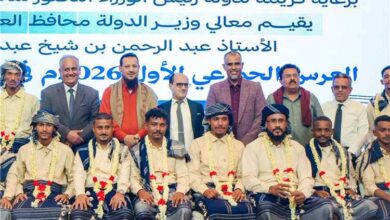 في حفل تزويج 40 عريسًا وعروسًا من أبناء دار سعد.. المحافظ شيخ: بالعمل والتعاون نتجاوز الصعوبات وننتصر لعدن