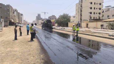 بدء أعمال سفلتة طريق جولة البيرق – شرطة كابوتا بطول 1200متر
