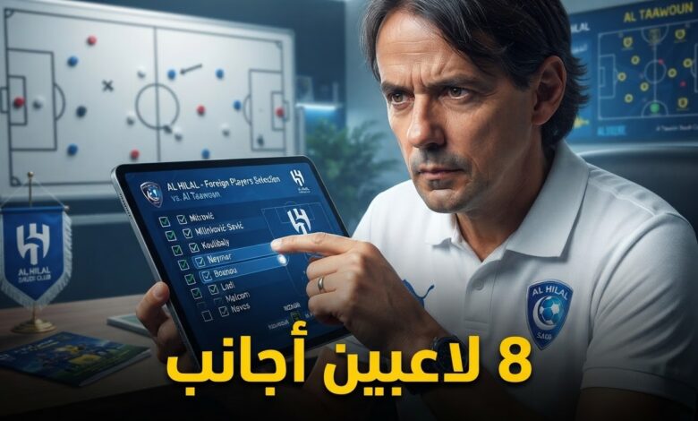 8 أجانب في قائمة الهلال المتوقعة أمام التعاون