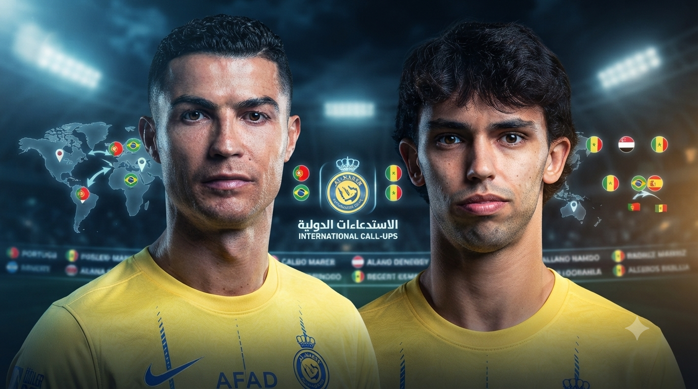 8 استدعاءات دولية لنجوم النصر هذا التوقف