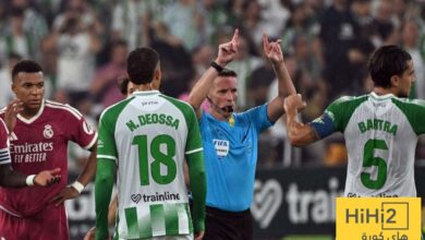 رسوب تحكيمي.. تقييم كارثي لحكم مباراة ريال مدريد وبيتيس