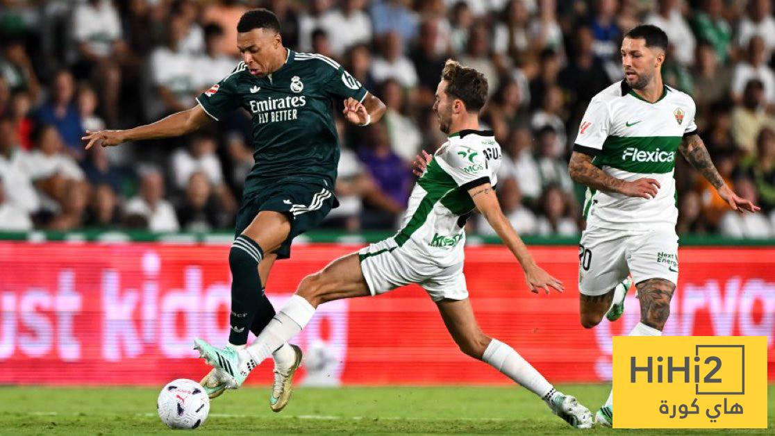 الشوط الثاني يفضح ريال مدريد أمام إلتشي