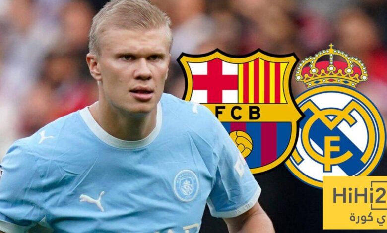 2034 ليست النهاية.. عقد هالاند يفتح بابًا لريال مدريد وبرشلونة