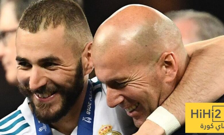 رد صريح من زيدان عن امكانية عودة بنزيما الى منتخب فرنسا