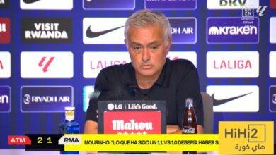 تصريح صادم من مورينيو بعد الهزيمة في ديربي مدريد