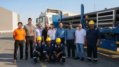 "أسمو" تدشّن عمليات نقل أنابيب النفط لصالح "AMTPJ" و"JESCO" و"Tenaris"