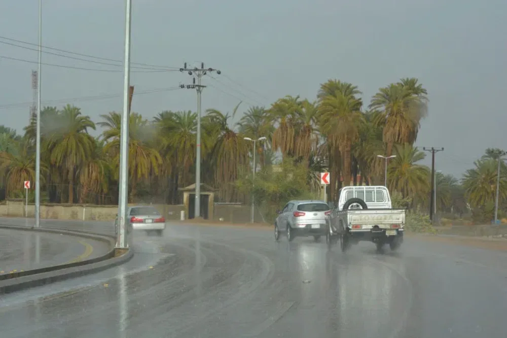 أمطار خفيفة ورياح نشطة على منطقة نجران اليوم