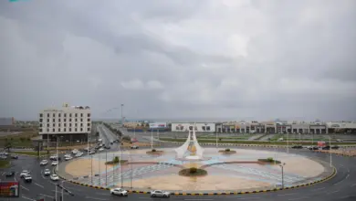 أمطار غزيرة ورياح شديدة تنذر بسيول على جازان