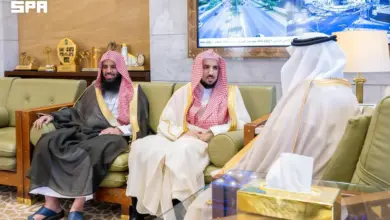 أمير الرياض يستقبل رئيس المحكمة العامة ويطّلع على مستجدات الأعمال القضائية