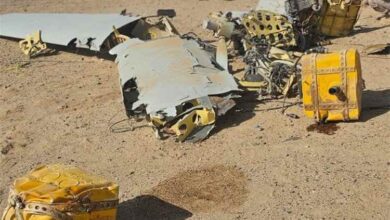 إسقاط مسيرة مجنحة تابعة لمليشيا الحوثي في الجوف
