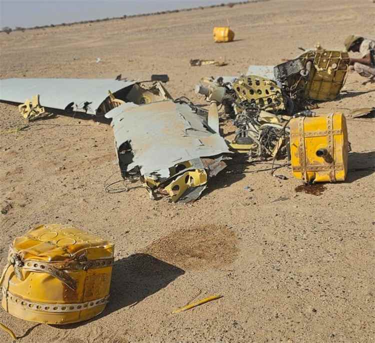 إسقاط مسيرة مجنحة تابعة لمليشيا الحوثي في الجوف