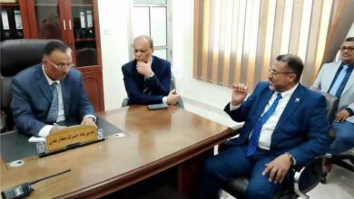 افتتاح المبنى الجديد لجمرك مطار عدن الدولي برعاية وزير المالية