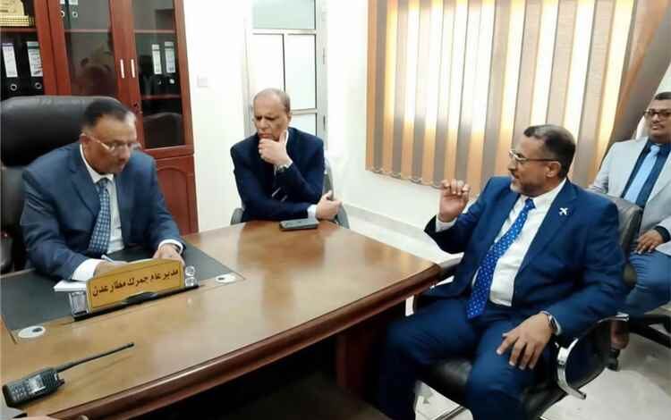 افتتاح المبنى الجديد لجمرك مطار عدن الدولي برعاية وزير المالية