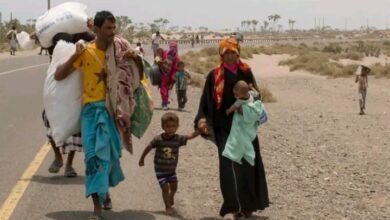 الأمم المتحدة: أكثر من 100 ألف نازح في اليمن وقرابة 3 آلاف فروا إلى جيبوتي
