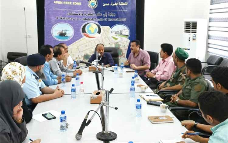 الحيد والداؤودي يضعان آلية عمل مشتركة لحماية أراضي المنطقة الحرة ودعم الاستثمار