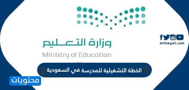 الخطة التشغيلية للمدرسة في السعودية