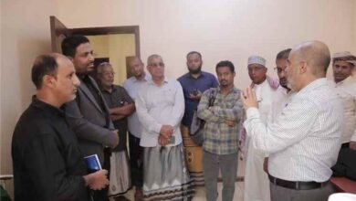 الدكتور بن نويصر يتفقد أعمال تأهيل وترميم مستشفى الرحمة التعاوني بالمكلا