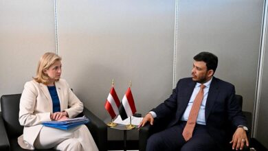 الدكتور عبدالله العليمي يبحث مع وزيرة خارجية النمسا مستجدات الأوضاع في اليمن وأمن باب المندب