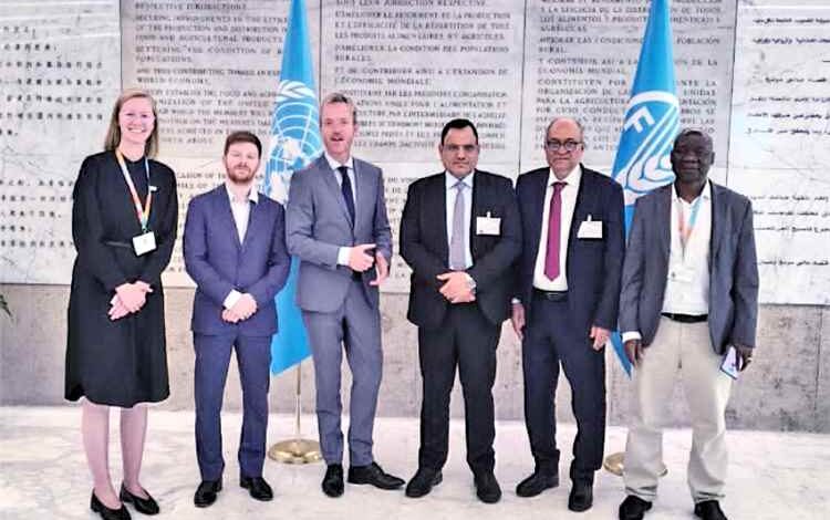 السقطري يبحث بروما مشروع الصحة الحيوانية مع صندوق الجوائح