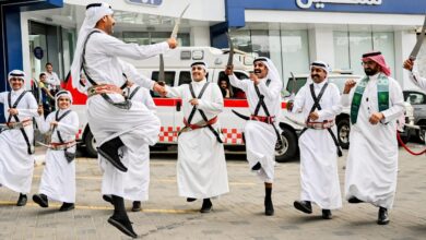 العرضة الشعبية في الباحة.. موروث متأصل للاحتفاء باليوم الوطني