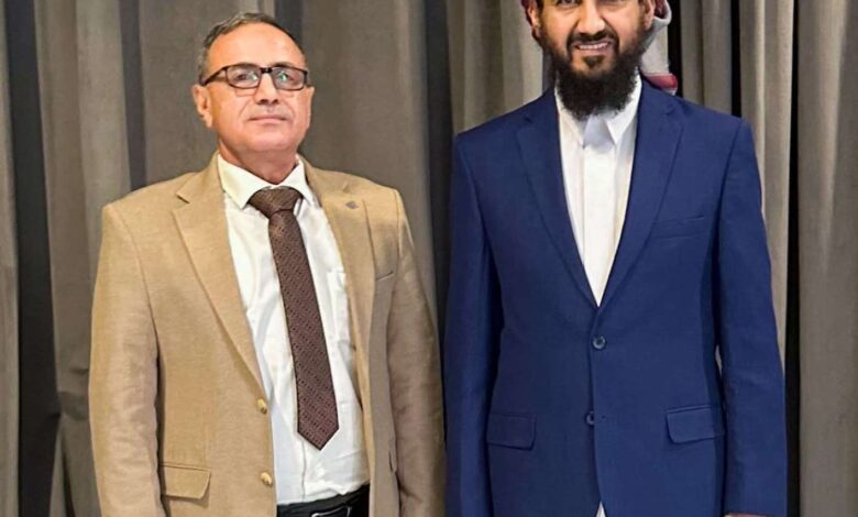المحرّمي يلتقي رئيس جامعة عدن ويشدد على دعم التعليم والبحث العلمي