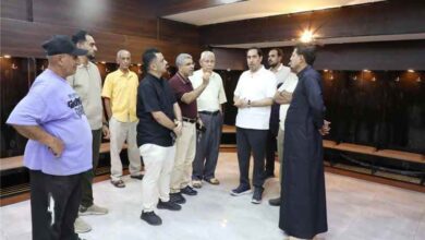 الوزير البكري يطلع على مقر اتحاد كرة القدم بعدن ويشيد بجهوده
