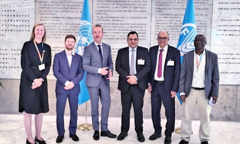 الوزير السقطري يبحث في روما مشروع الصحة الحيوانية مع صندوق الجوائح