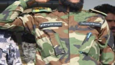 الوزير اليافعي ينعى العميد "سقراط" ويشيد بمآثره الوطنية والعسكريةالوزير اليافعي ينعى العميد "سقراط" ويشيد بمآثره الوطنية والعسكرية