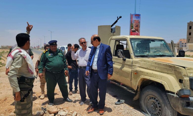 الوكيل الدغاري يدين بشدة العمل الإرهابي الذي استهدف قوات درع الوطن في عتق.