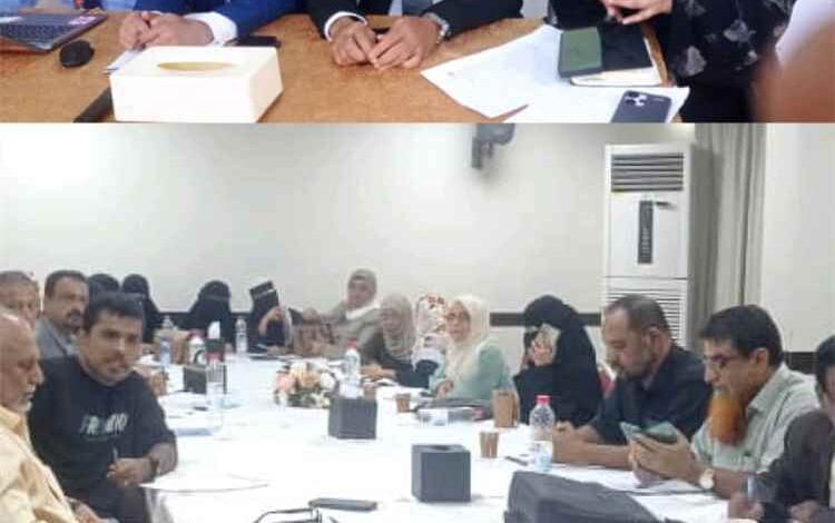 الوكيل الشبحي يدشن ورشة العمل الفنية لمراجعة أدوات مسح مرافق الطوارئ التوليدية والوليدية EmNOC بالعاصمة عدن