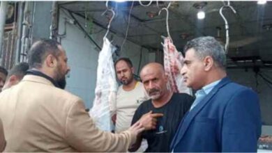 اليزيدي والمسبحي يتفقدان محلات بيع اللحوم ويشددان على الالتزام بالاشتراطات الصحية