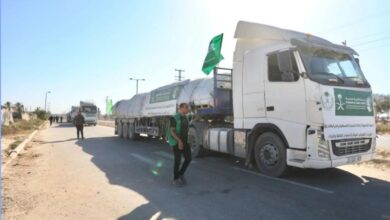 امتدادًا للدعم السعودي.. وصول قافلة مساعدات إغاثية جديدة إلى غزة