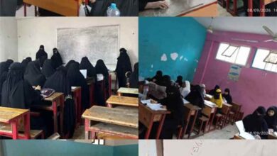 بمناسبة اليوم العالمي لمحو الأمية... نزول ميداني لتفقد مراكز تعليم الكبار بعدن