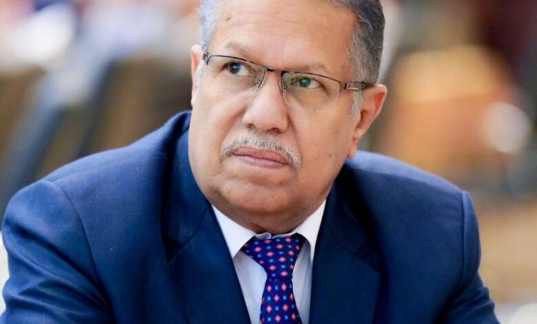 بن دغر: مليشيا الحوثي تسعى لتحويل باب المندب إلى ورقة ابتزاز للعالم