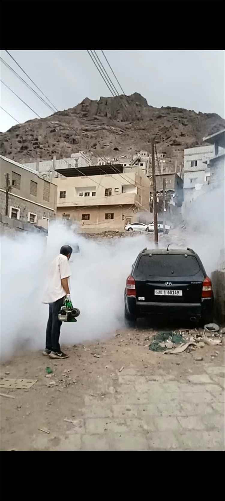 تدشين حملة رش ضبابي واسعة لمكافحة الحشرات الناقلة للأمراض في مديرية التواهي