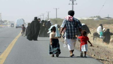 تقرير حكومي: ارتفاع أعداد النازحين جراء التصعيد الحوثي إلى أكثر من 95 ألف شخص